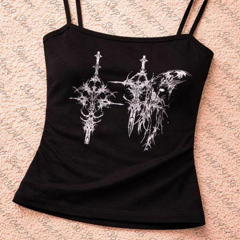 Top Corset Gótico Feminino com - Y2K Graphic Baby Tee Crop avaliação e preço