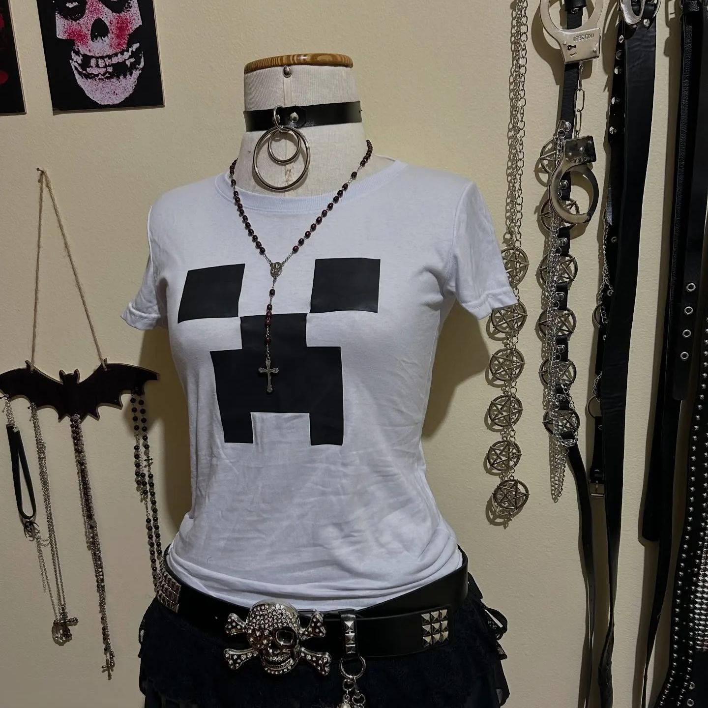 Roupas Harajuku dos anos 2000, - Y2K Graphic Baby Tee Crop avaliação e preço