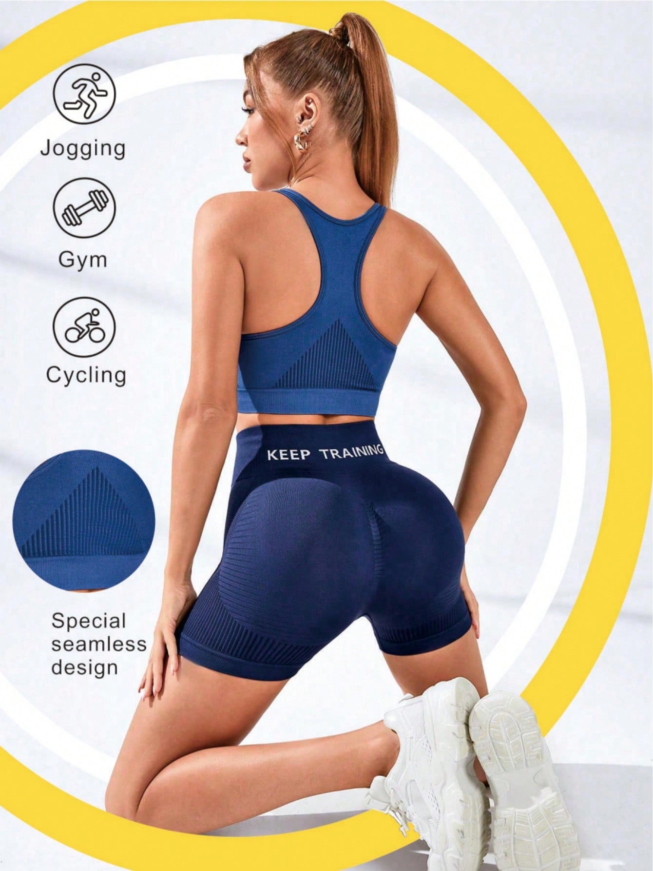 Top Esportivo Feminino Sem Cos - Seamless Ribbed Workout Tank Top avaliação e preço