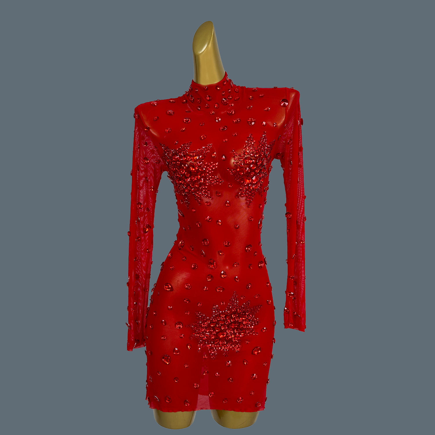 Gibin-Ver Através de Mini Vest - Sparkly Rhinestone Club Party Dress avaliação e preço
