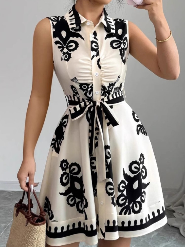 Verão nova moda vestido casual - French Vintage Floral Midi Dress avaliação e preço