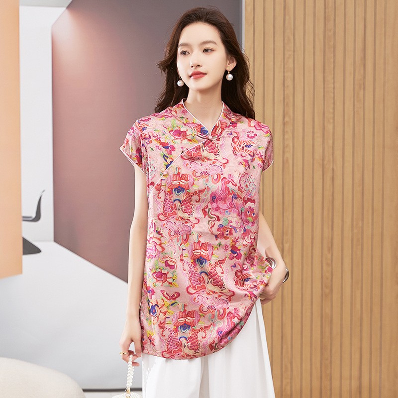 Blusa Feminina de Manga Curta  - Blouses avaliação e preço