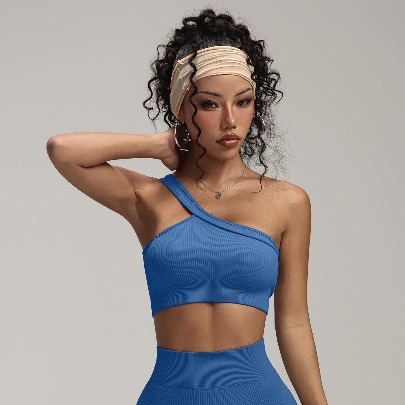 Sutiã esportivo feminino de um - Seamless Ribbed Workout Tank Top avaliação e preço