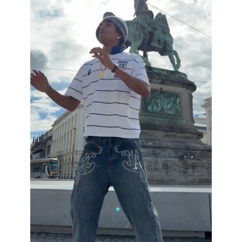Conjunto Retro Y2K de 2 Peças  - Jeans avaliação e preço