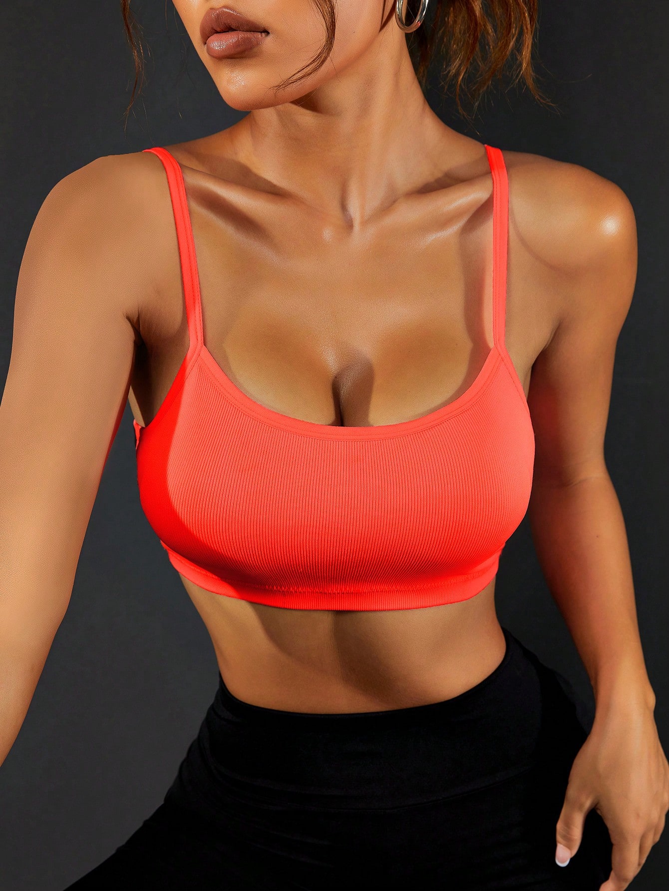 Sutiã Esportivo Feminino Canel - Seamless Ribbed Workout Tank Top avaliação e preço