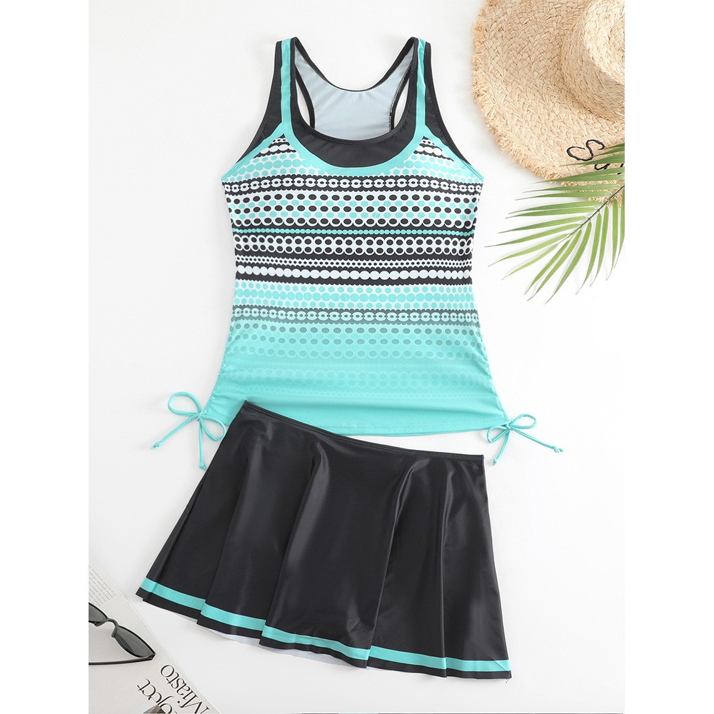 Tankini Feminino, Biquíni Sem  - Skirts avaliação e preço