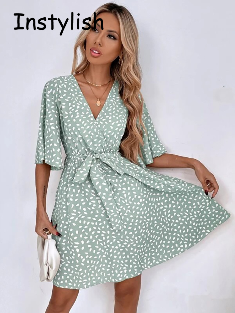 Mini vestido estampado com cin - French Vintage Floral Midi Dress avaliação e preço