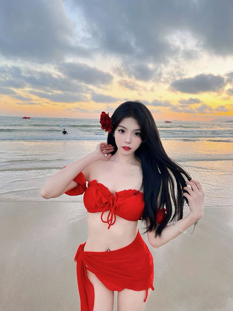 Biquíni Vermelho Sexy para Mul - Swimwear avaliação e preço