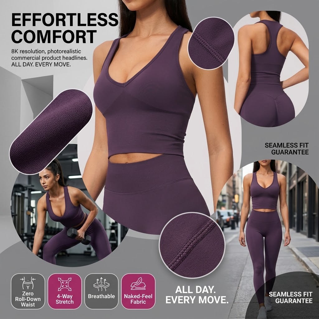 Top Cropped de Yoga Sem Costur - Seamless Ribbed Workout Tank Top avaliação e preço