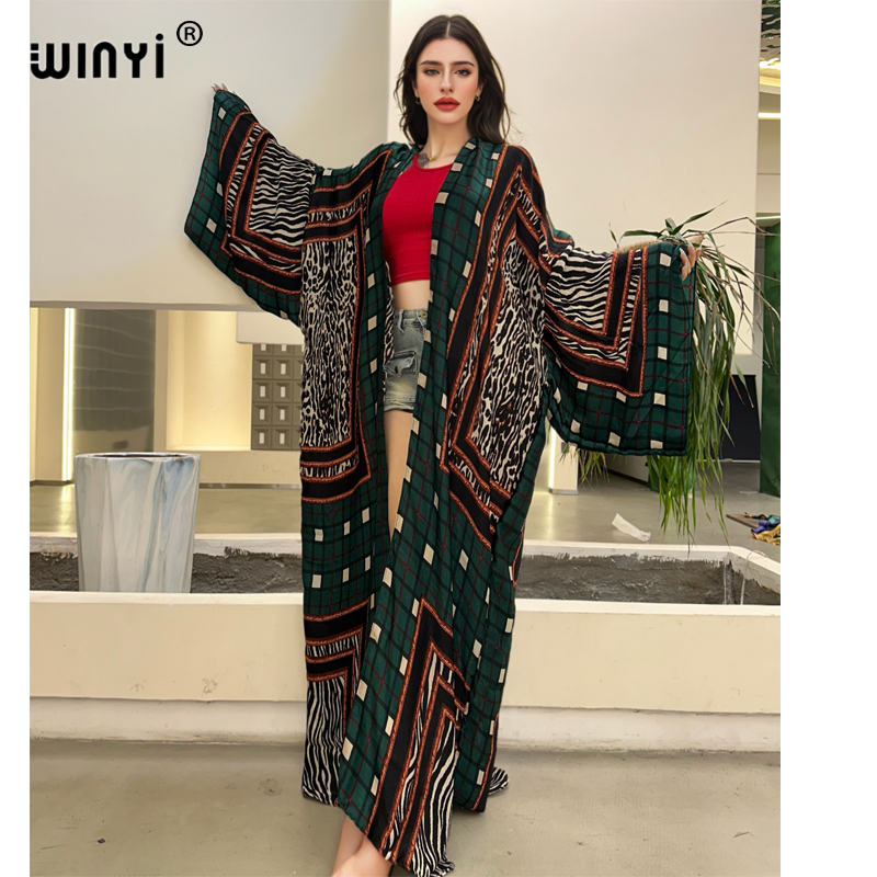 Winyi quimono sexy verão 2025  - Boho Summer Beach Maxi Dress avaliação e preço