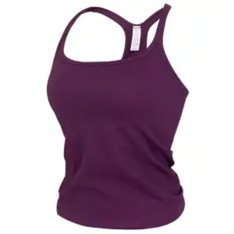 Top Sem Costura com Sutiã Embu - Seamless Ribbed Workout Tank Top avaliação e preço