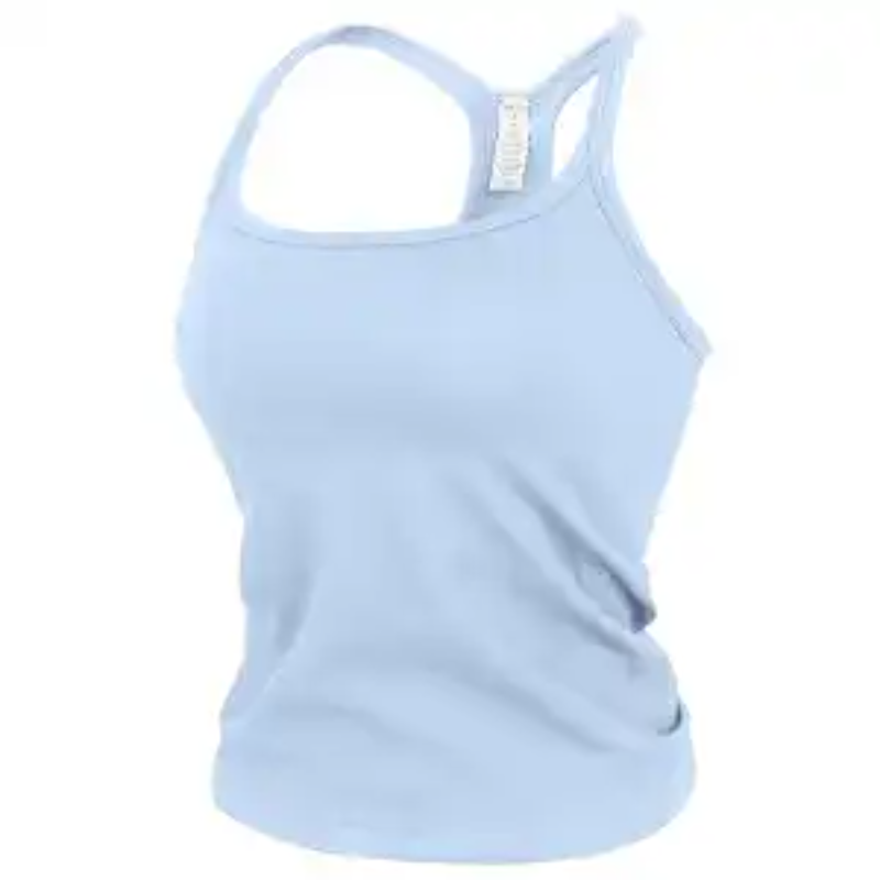 Top Sem Costura com Sutiã Embu - Seamless Ribbed Workout Tank Top avaliação e preço