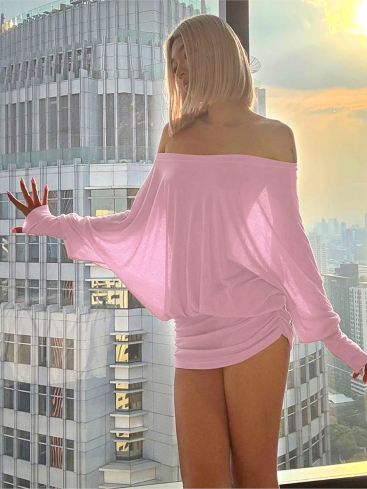 Nova moda fora do ombro sheer  - Sexy Mesh Sheer Bodycon Dress avaliação e preço