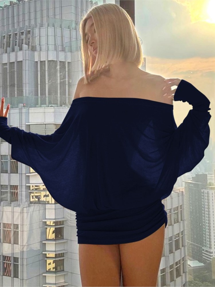 Nova moda fora do ombro sheer  - Sexy Mesh Sheer Bodycon Dress avaliação e preço