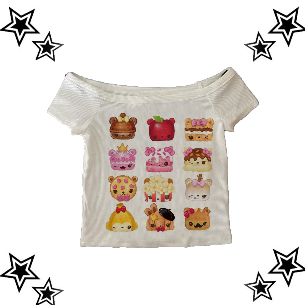 Estética y2k roupas vintage ru - Y2K Graphic Baby Tee Crop avaliação e preço