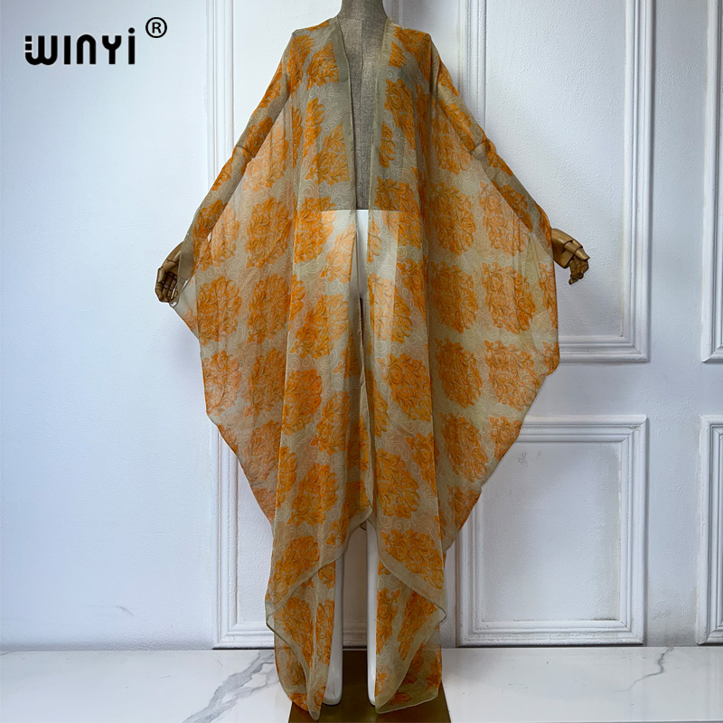 Winyi maxi quimono verão persp - Boho Summer Beach Maxi Dress avaliação e preço