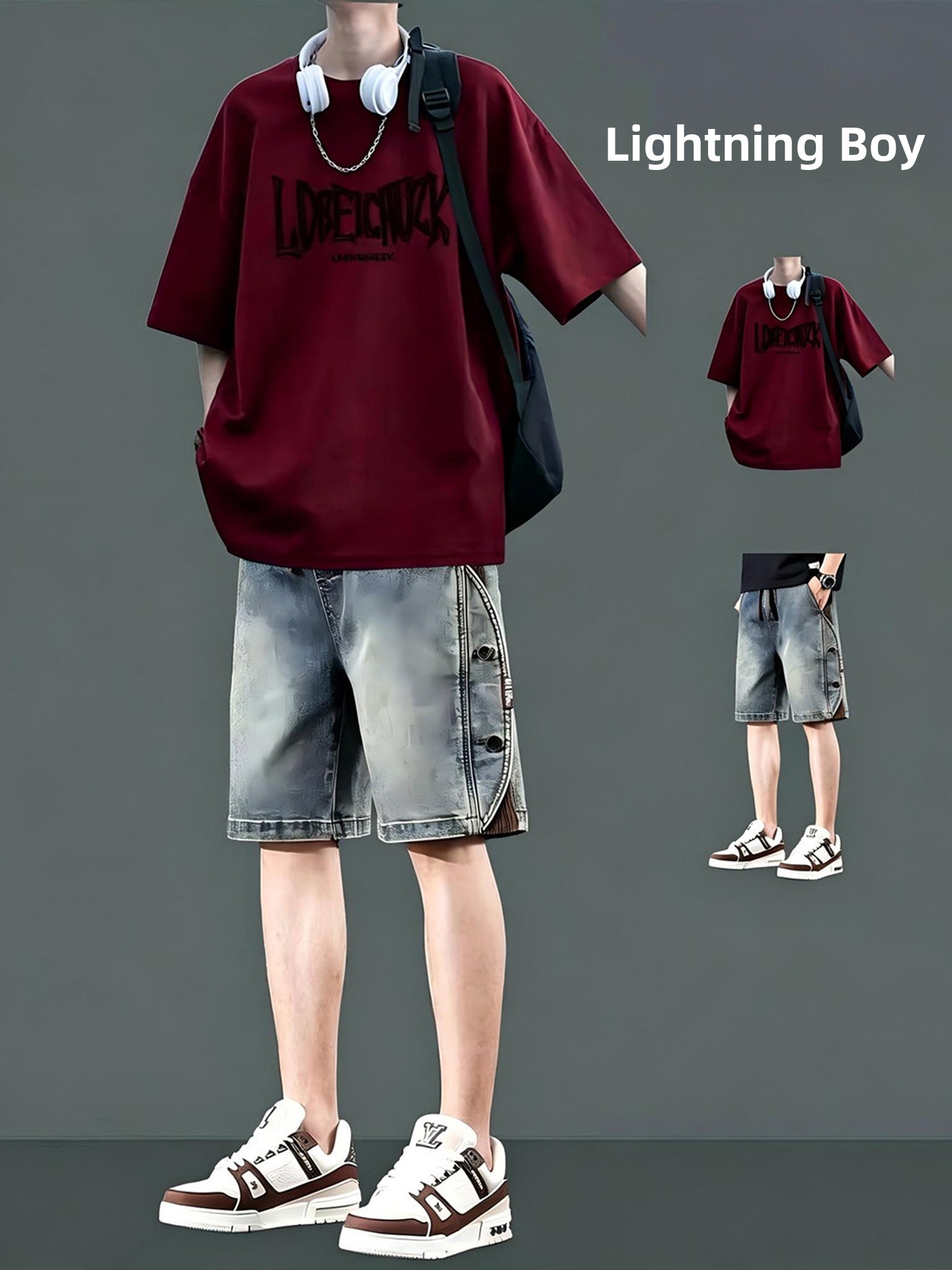 Conjunto Masculino de Verão: C - Jeans avaliação e preço