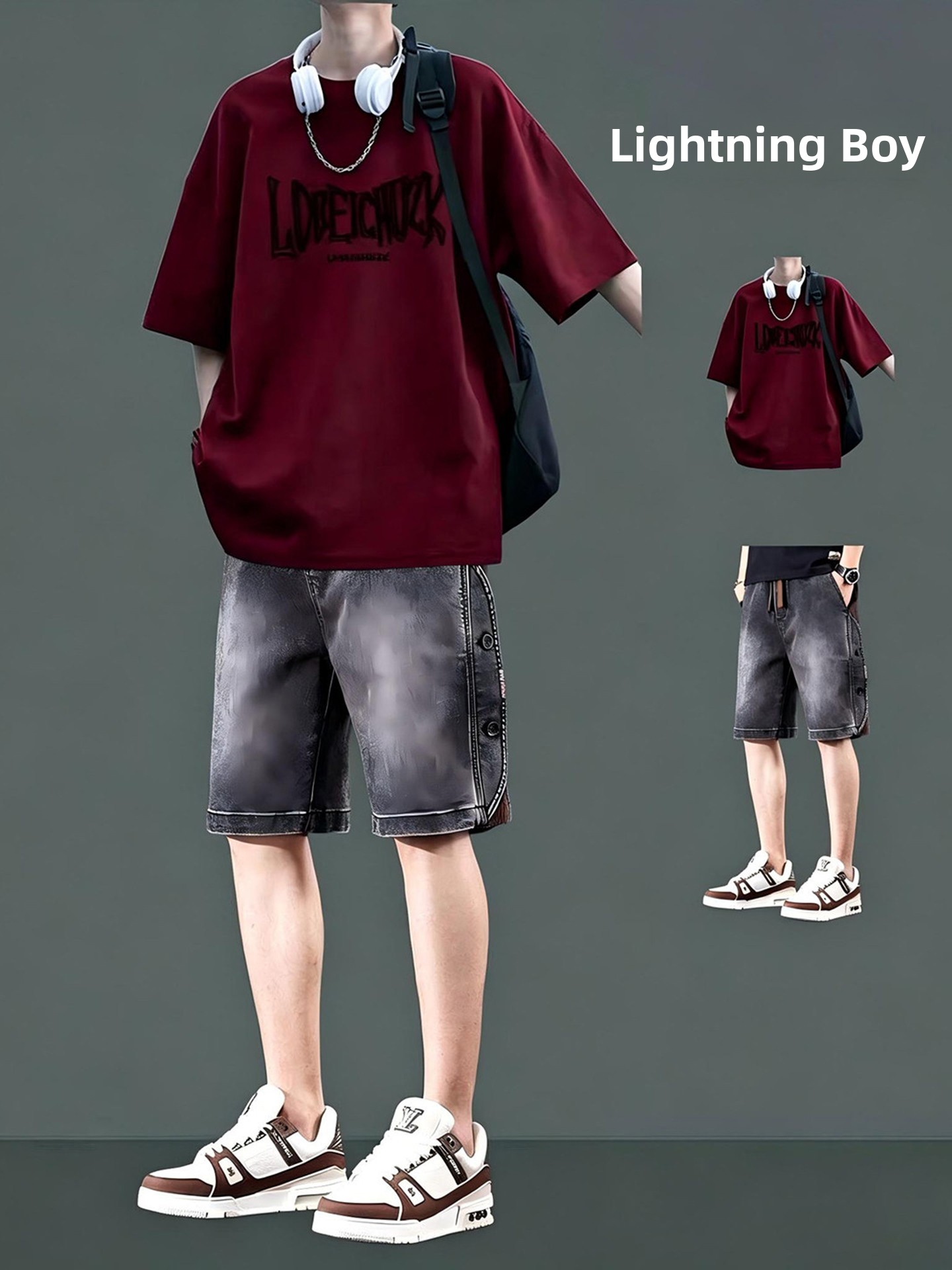 Conjunto Masculino de Verão: C - Jeans avaliação e preço