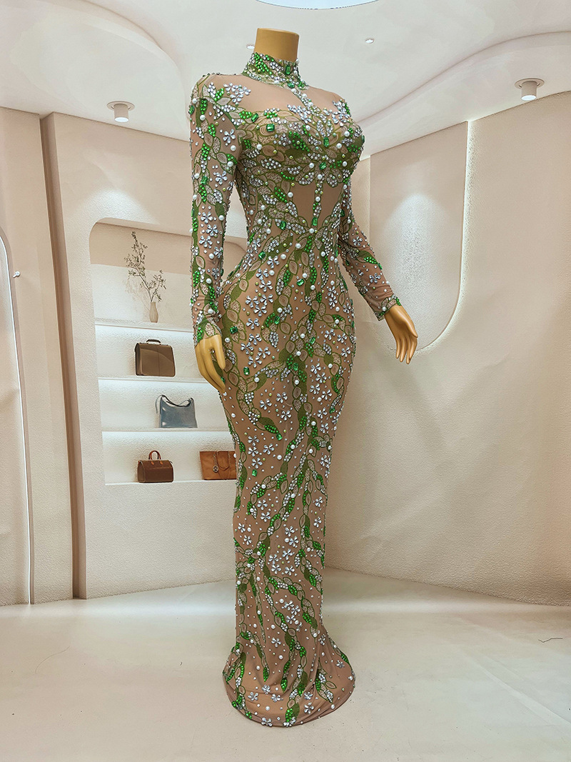 Vestido dançarino de strass lo - Sparkly Rhinestone Club Party Dress avaliação e preço