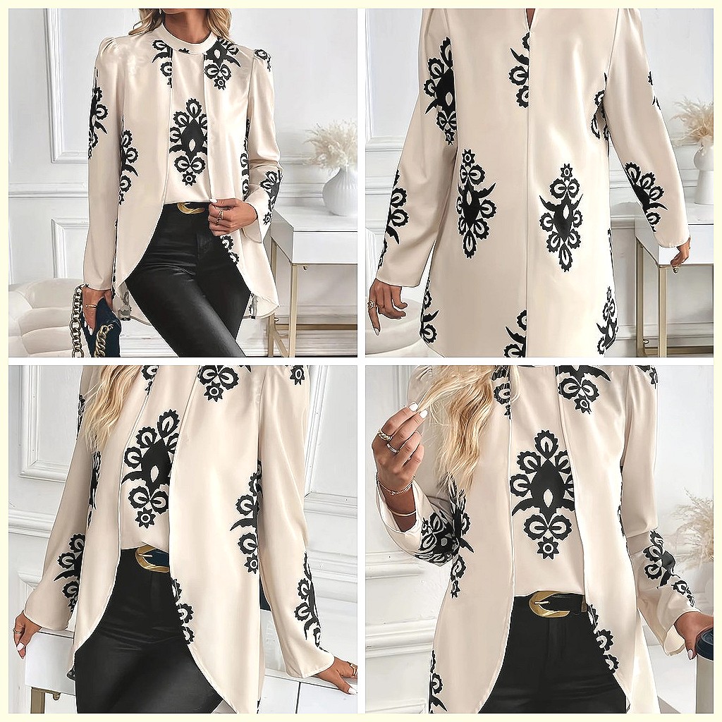 Blusa Feminina de Manga Longa  - Blouses avaliação e preço