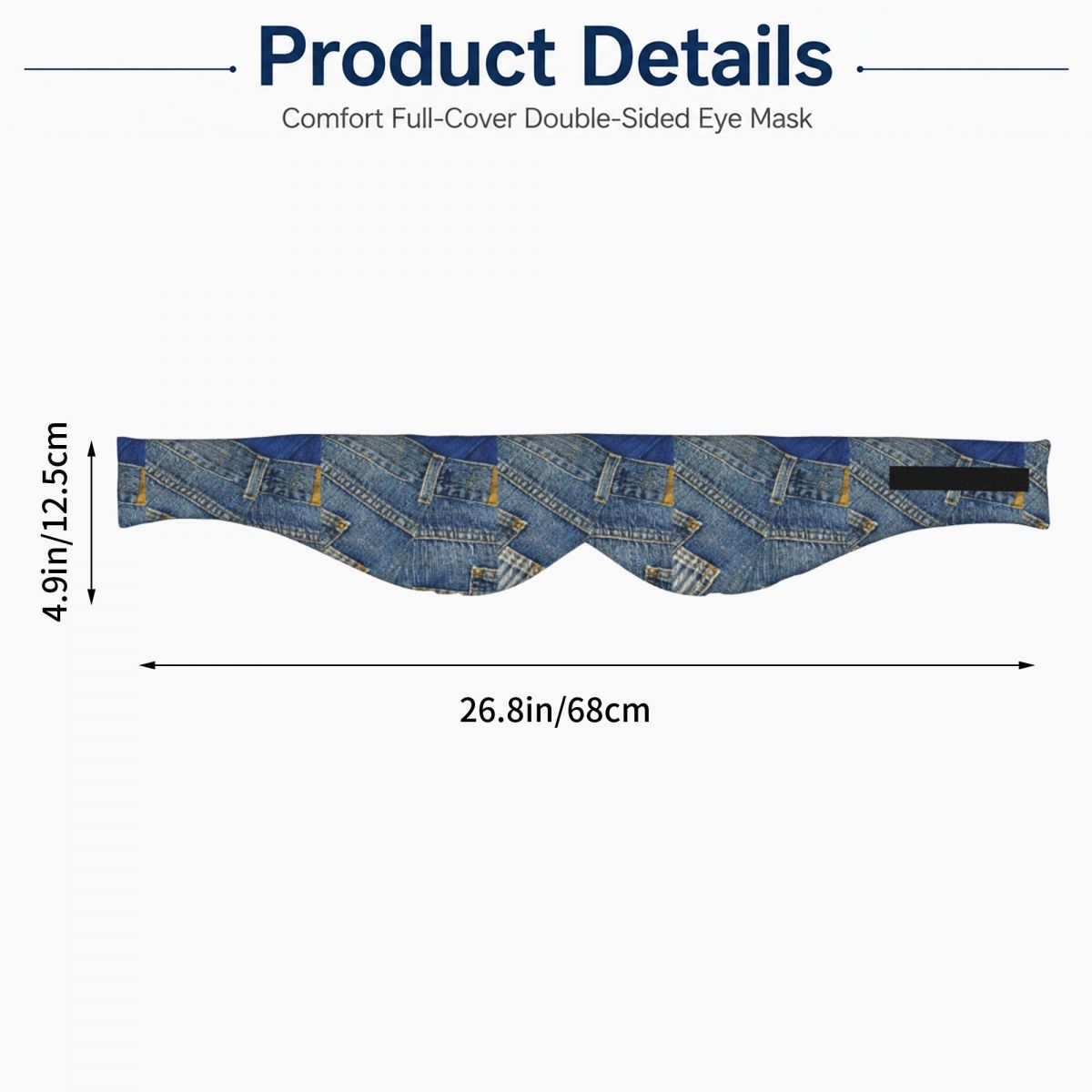 Máscara de Olhos para Dormir e - Jeans avaliação e preço