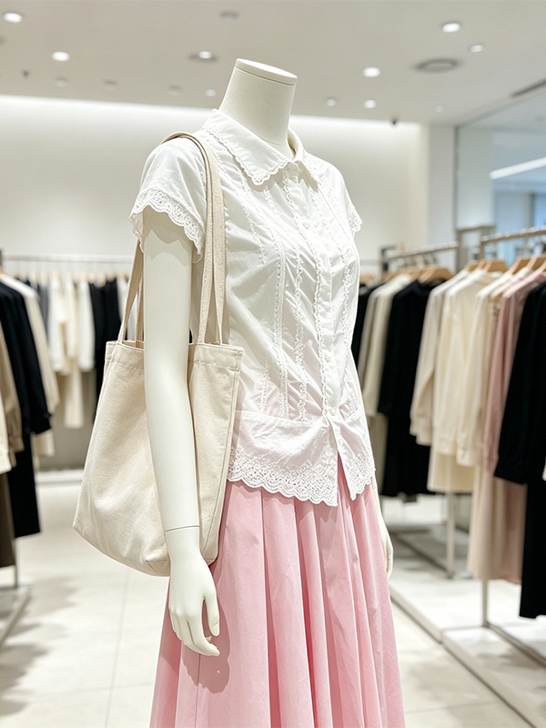 Conjunto Elegante Feminino Plu - Korean Style A Line Shirt Dress avaliação e preço
