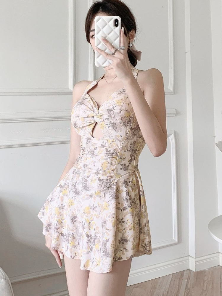 Novo Monokini Floral de Verão  - Dresses avaliação e preço