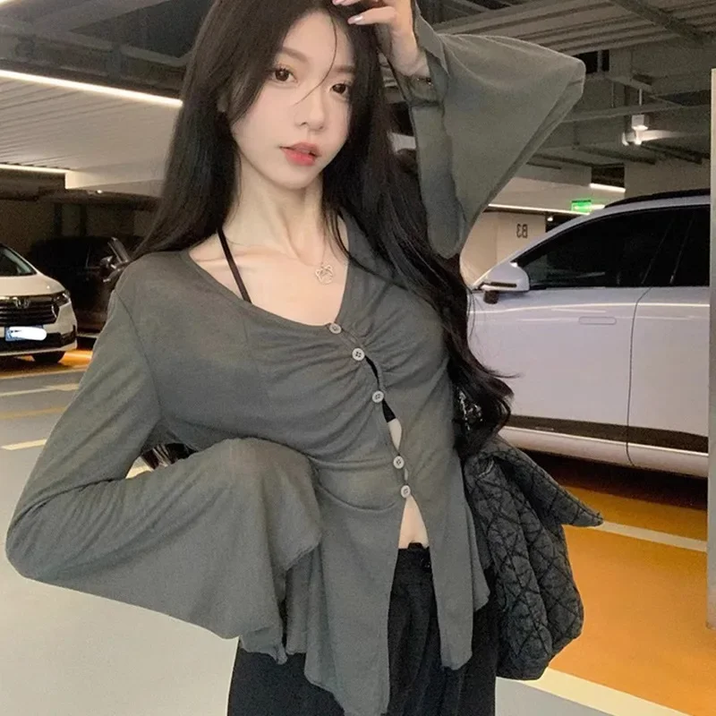 Blusa Transparente com Manga F - Blouses avaliação e preço