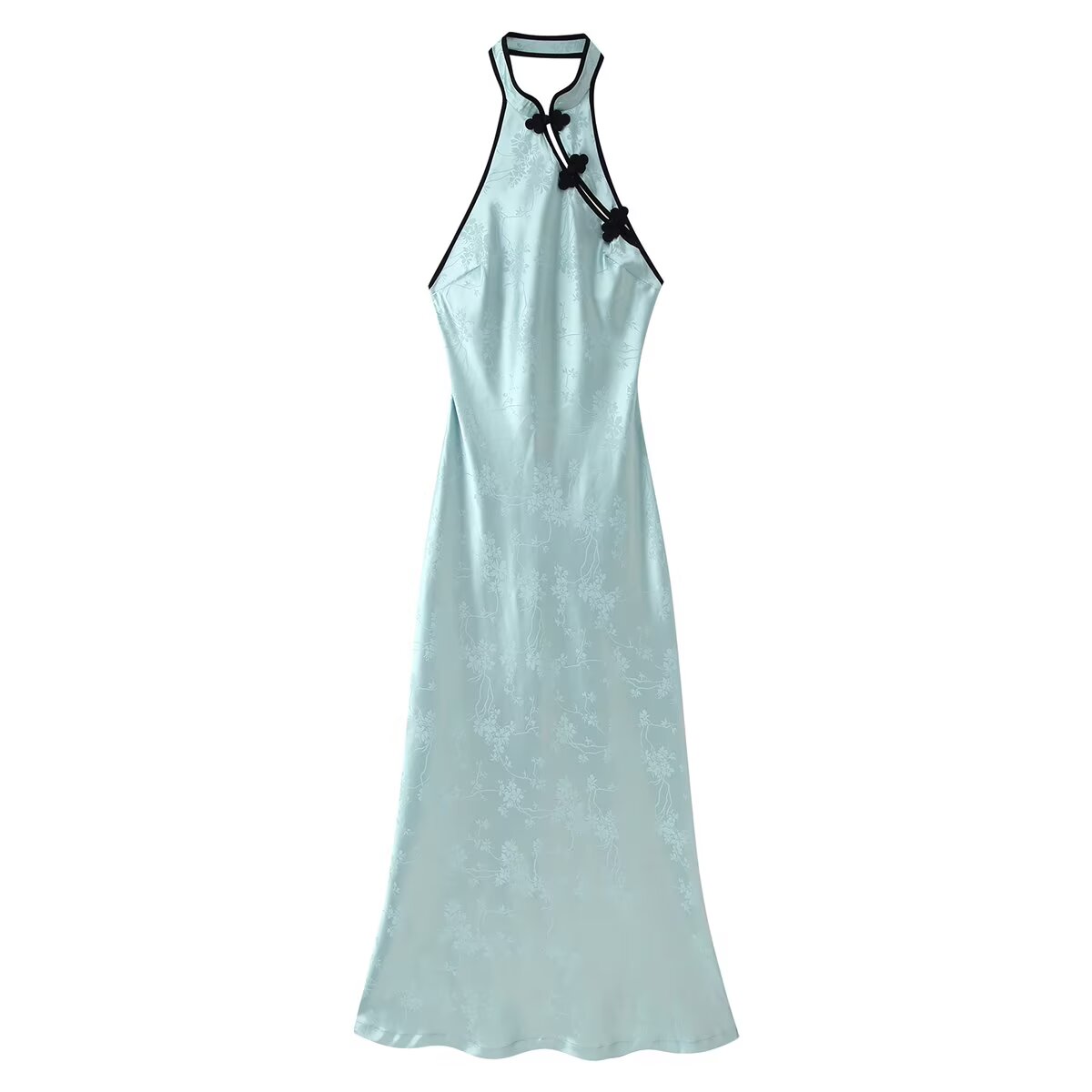 Vestido Midi Feminino Elegante - French Vintage Floral Midi Dress avaliação e preço