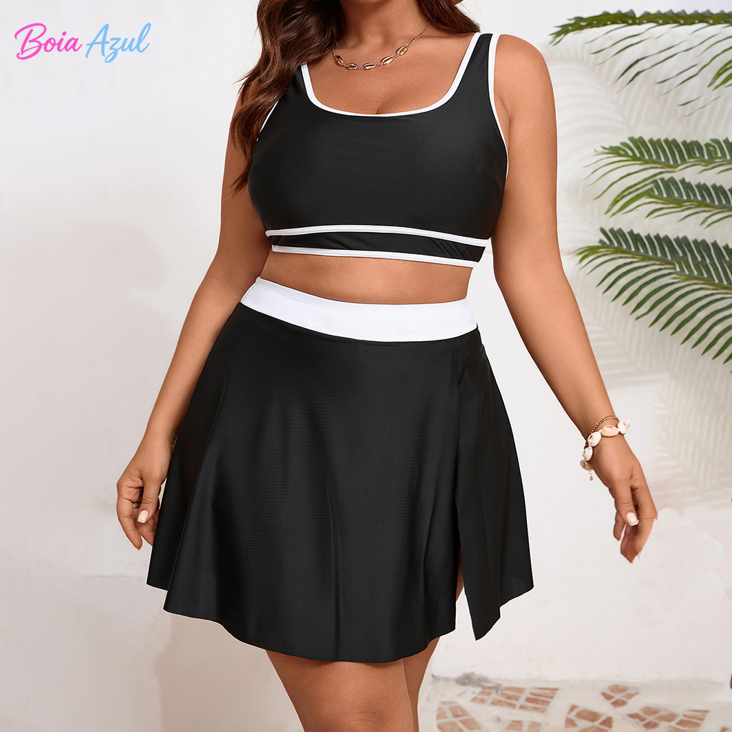 Maiô tankini de duas peças em  - Dresses avaliação e preço