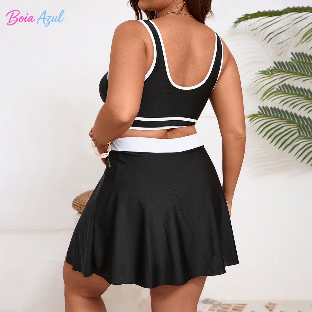 Maiô tankini de duas peças em  - Dresses avaliação e preço
