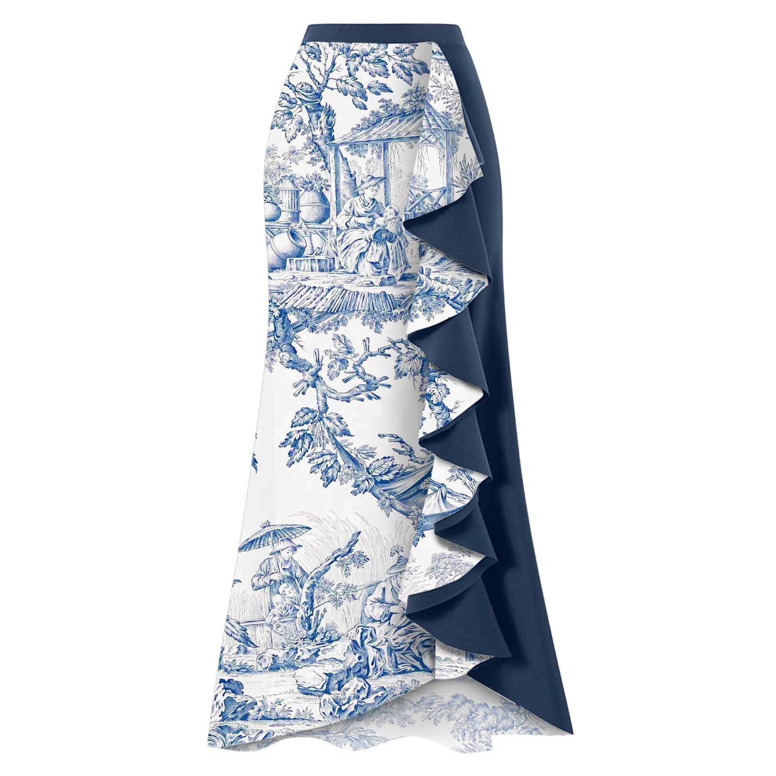 Biquíni Feminino Tankini Azul  - Skirts avaliação e preço