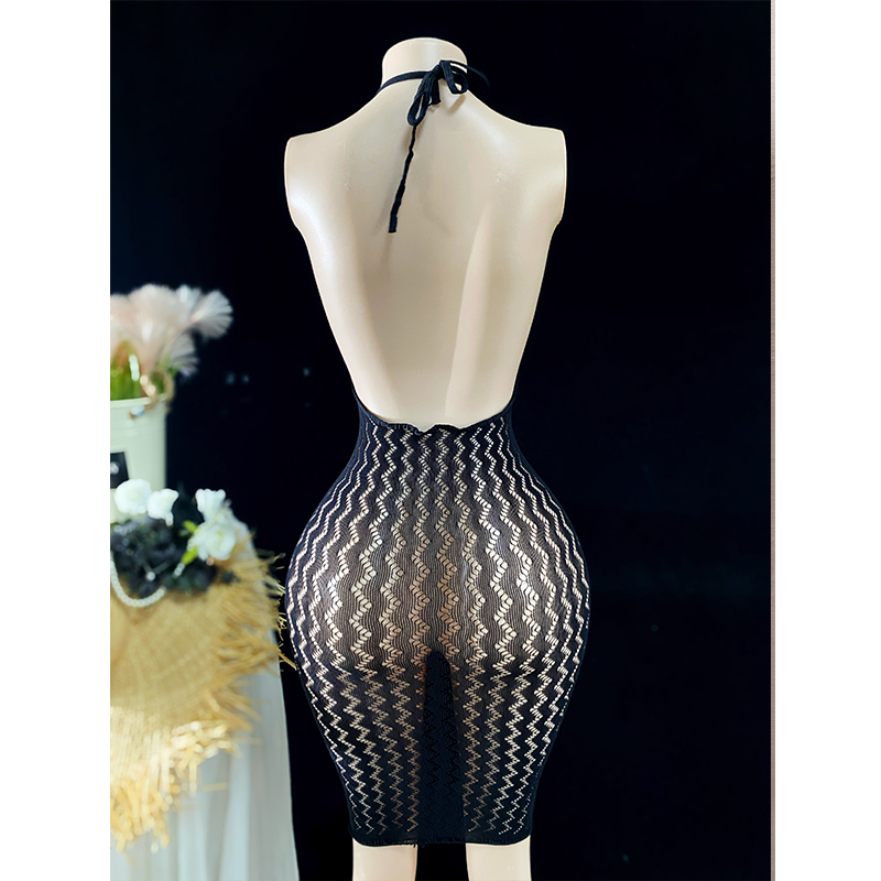 Vestido de Praia em Rede para  - Sexy Mesh Sheer Bodycon Dress avaliação e preço