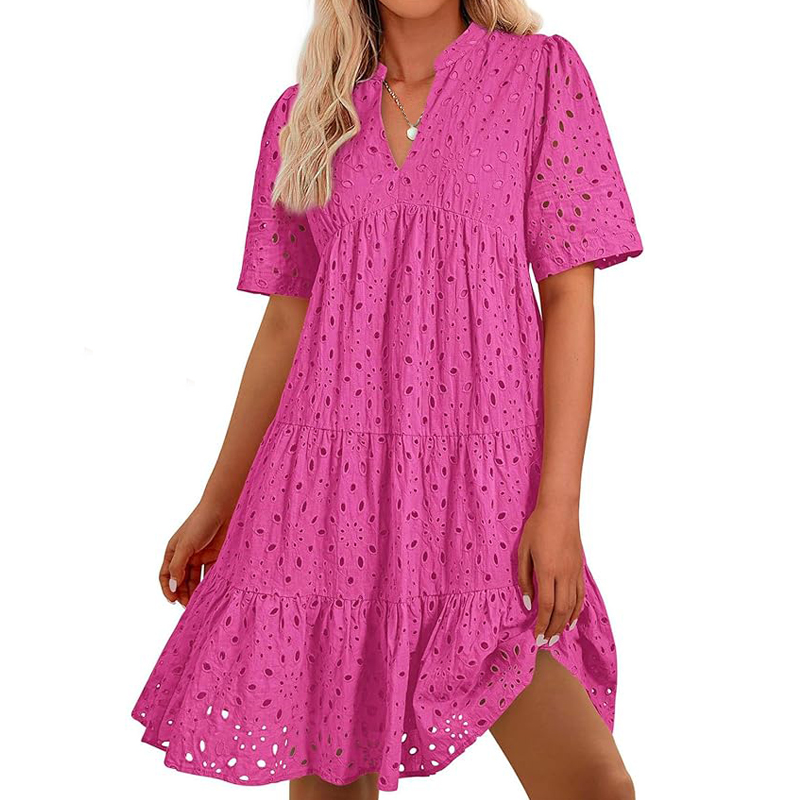 Vestido de Verão Boêmio Femini - French Vintage Floral Midi Dress avaliação e preço