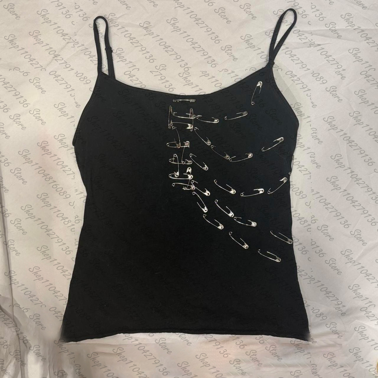 Top Camisole Vintage Punk Góti - Y2K Graphic Baby Tee Crop avaliação e preço