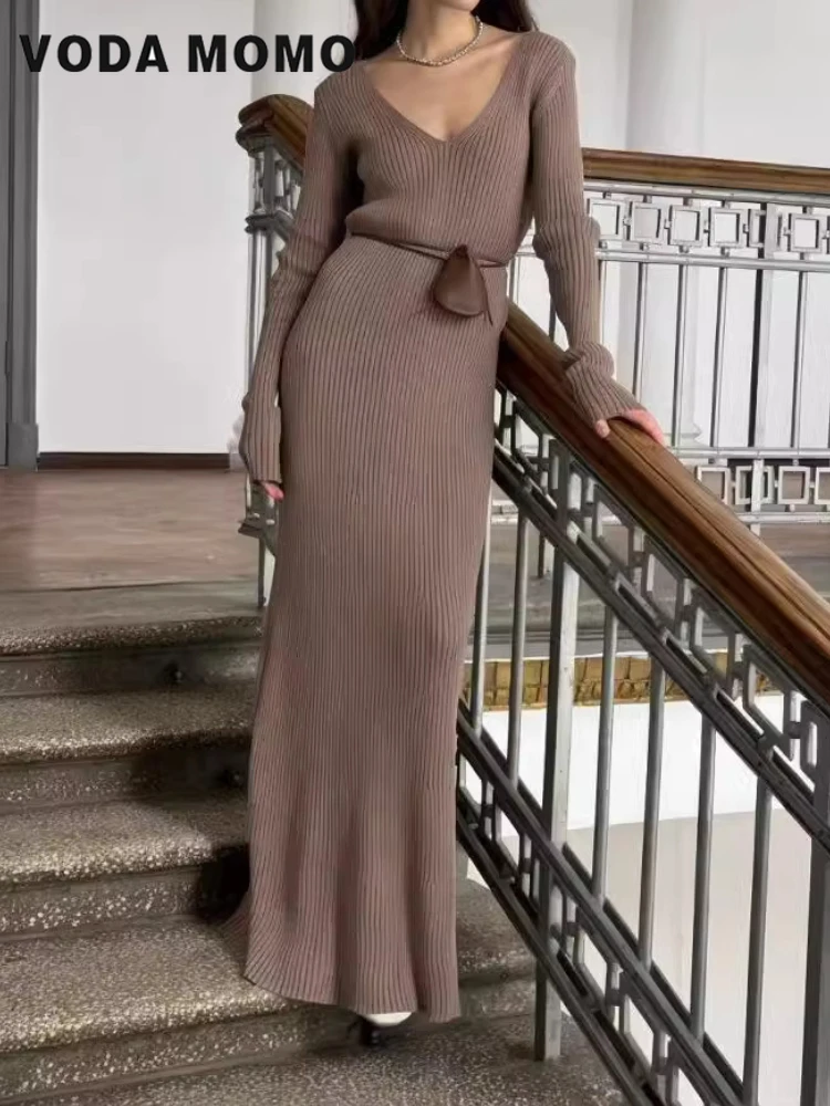 Mangas compridas versátil body - Bodycon Long Sleeve Ribbed Dress avaliação e preço