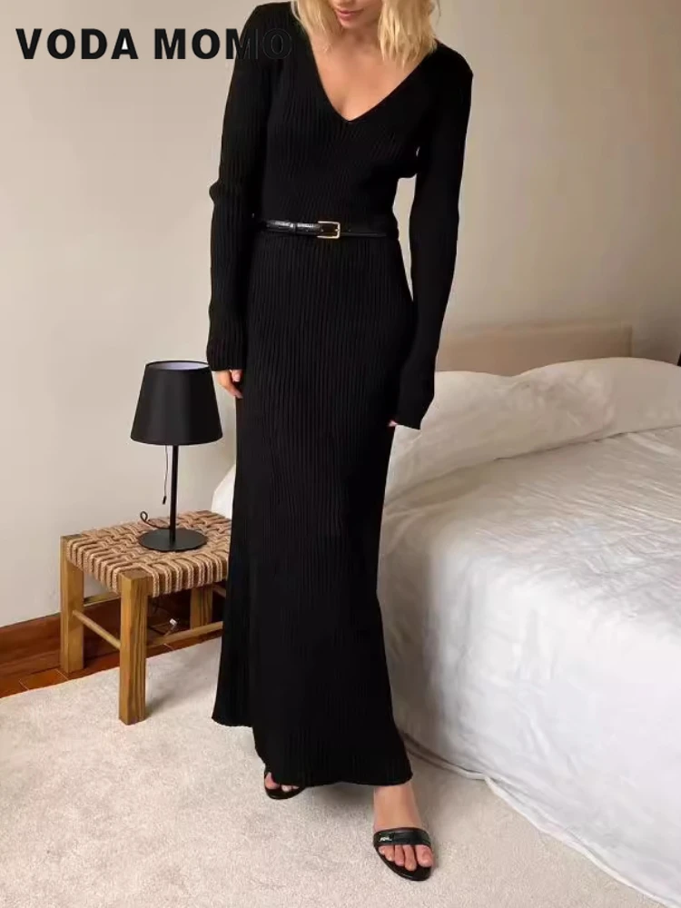 Mangas compridas versátil body - Bodycon Long Sleeve Ribbed Dress avaliação e preço