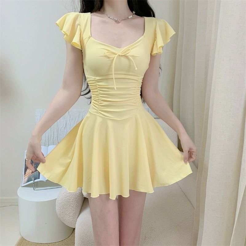Novo 2026 Vestido de Banho Fem - Skirts avaliação e preço