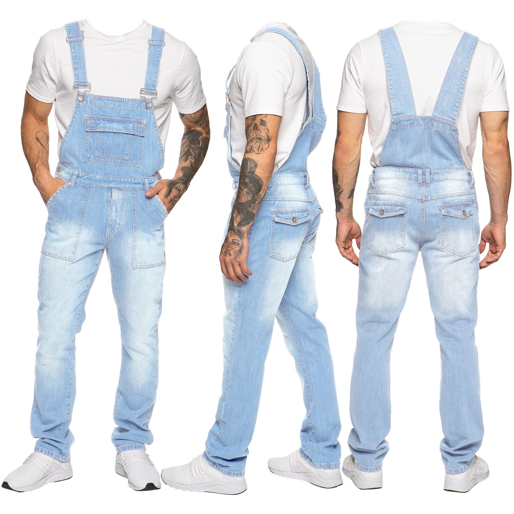 Macacão Masculino Casual com M - Jeans avaliação e preço